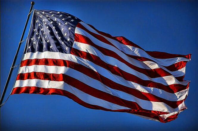 photo of American flag