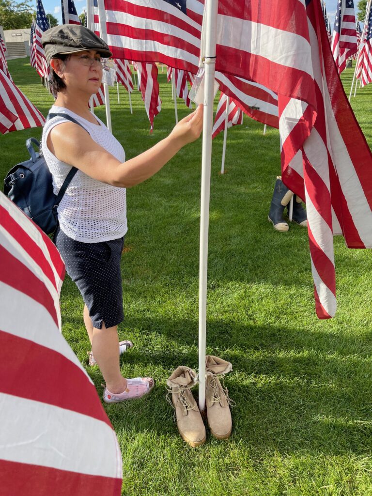 Flag of a member of the military