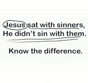 Jesus sat with sinners meme