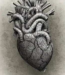 image of a stone heart 