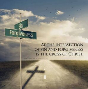 intersection of sin and forgiveness is the cross meme