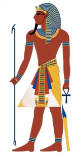 illustration of an Egyptian pharaoh